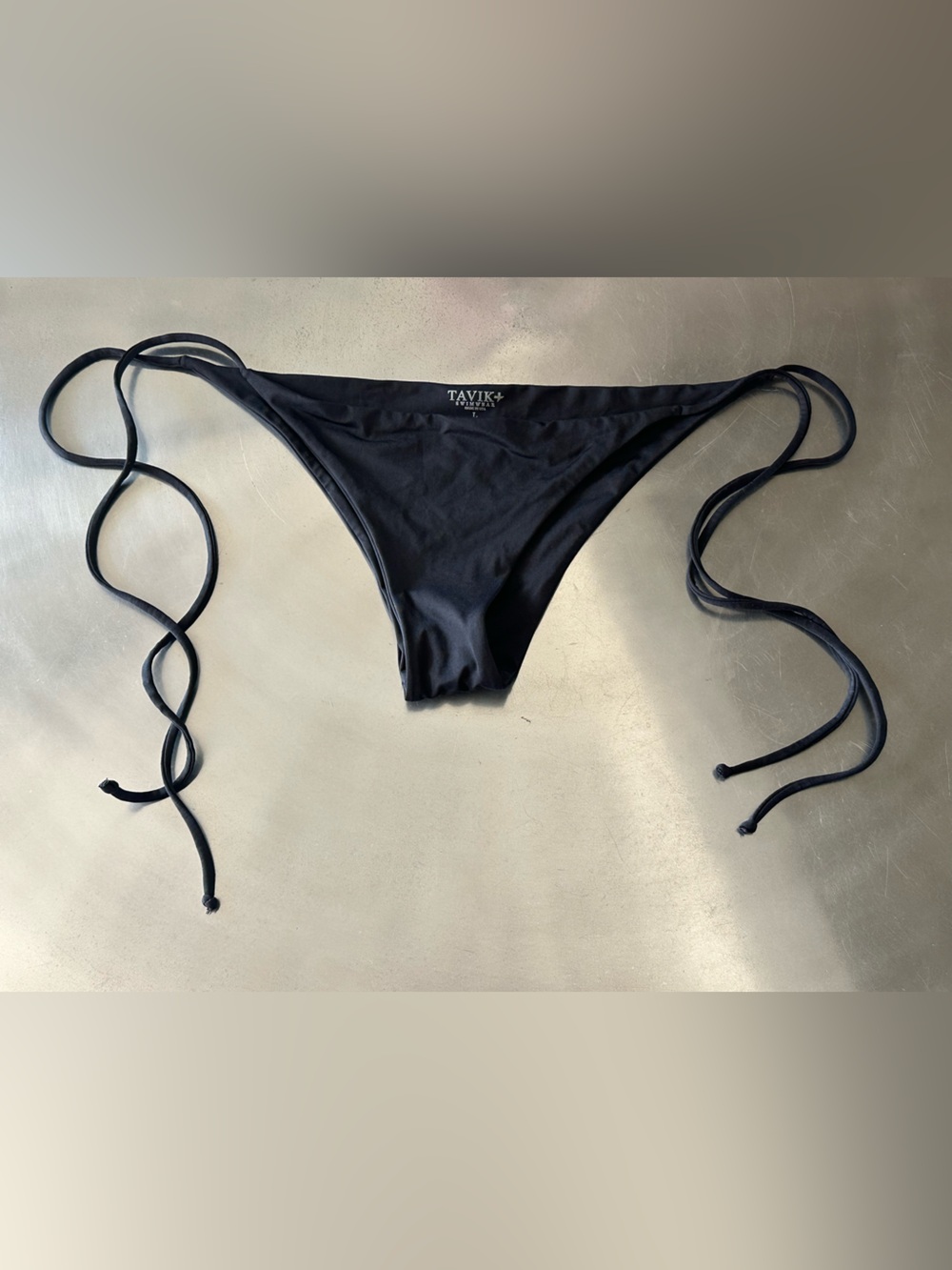 Tavik Bikini Bottom Black Tie Side Sexy Large